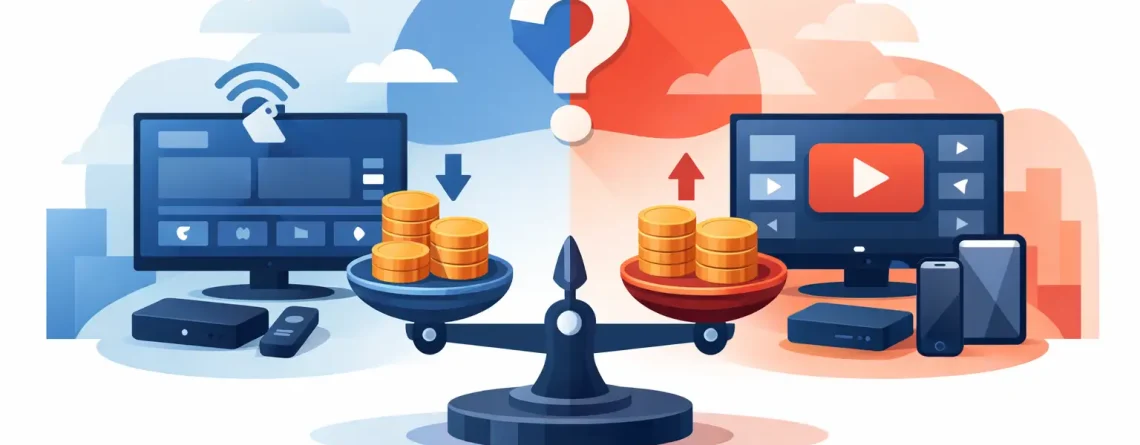 IPTV vs YouTube TV: Which Costs Less?